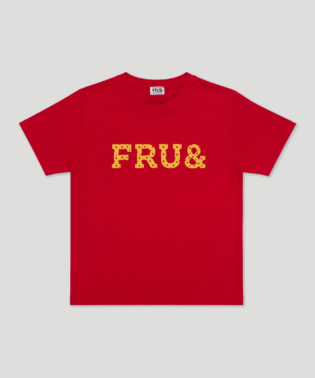 프루앤(FRUAND) BASIC COLOR T-SHIRT_RED
