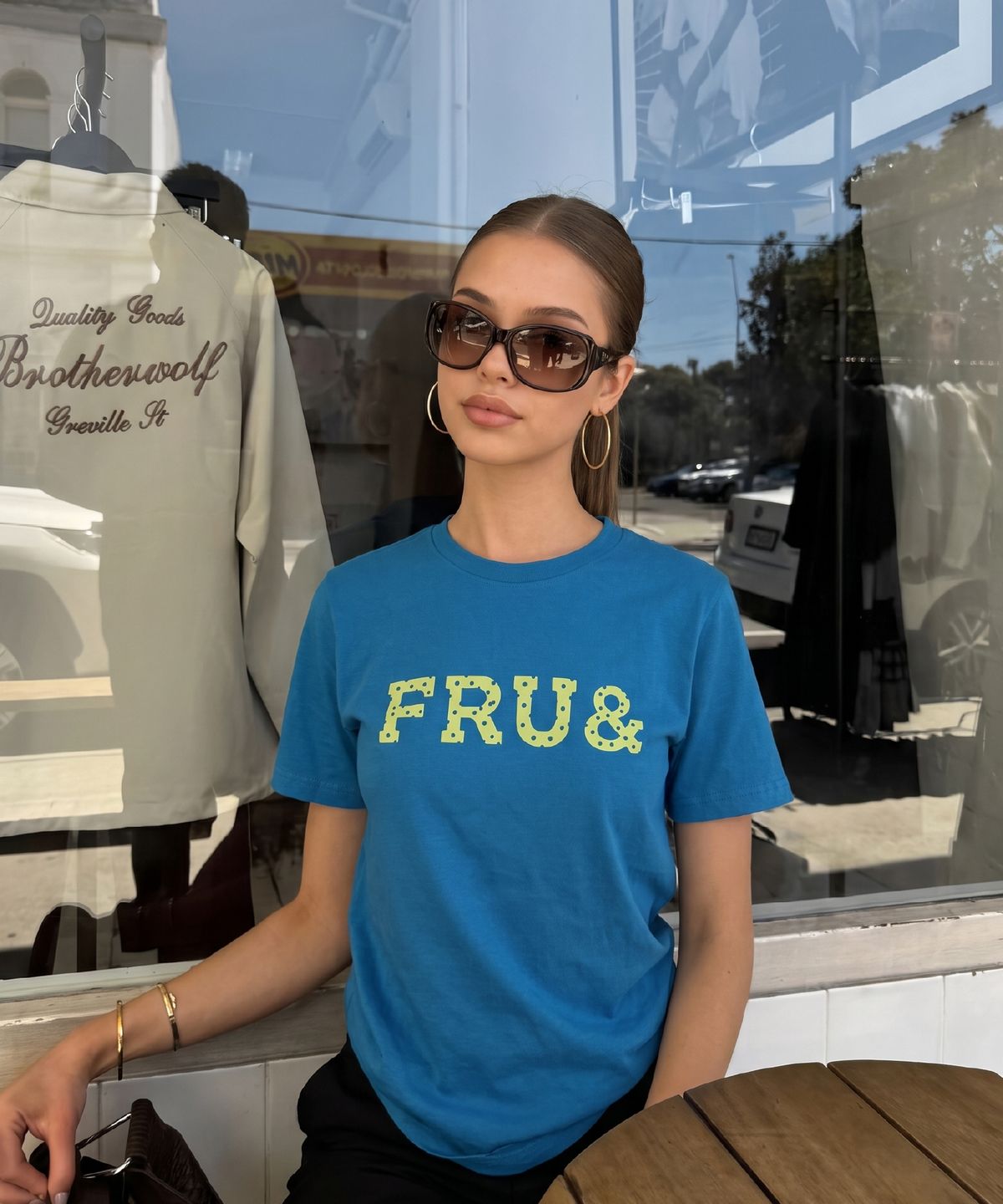 프루앤(FRUAND) BASIC COLOR T-SHIRT_4COLOR