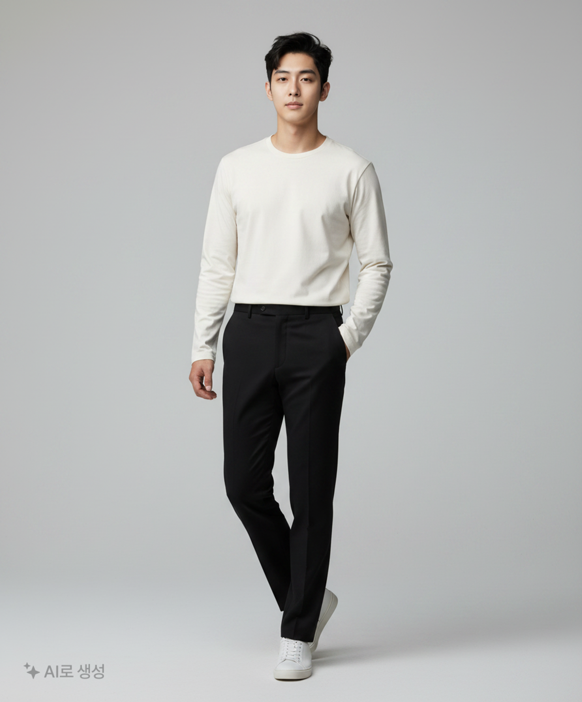 무신사 스탠다드(MUSINSA STANDARD) 긴소매 티셔츠 S