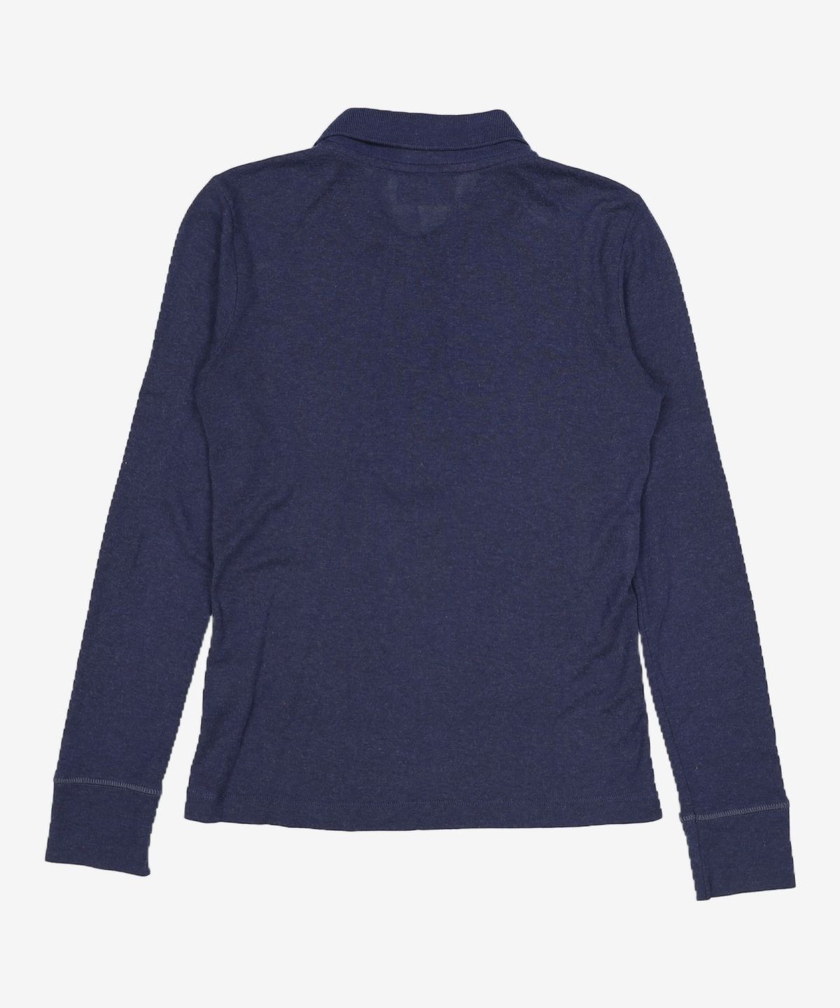 라코스테(LACOSTE) 여성 슬림핏 립조직 울블렌드 폴로 [네이비] 34