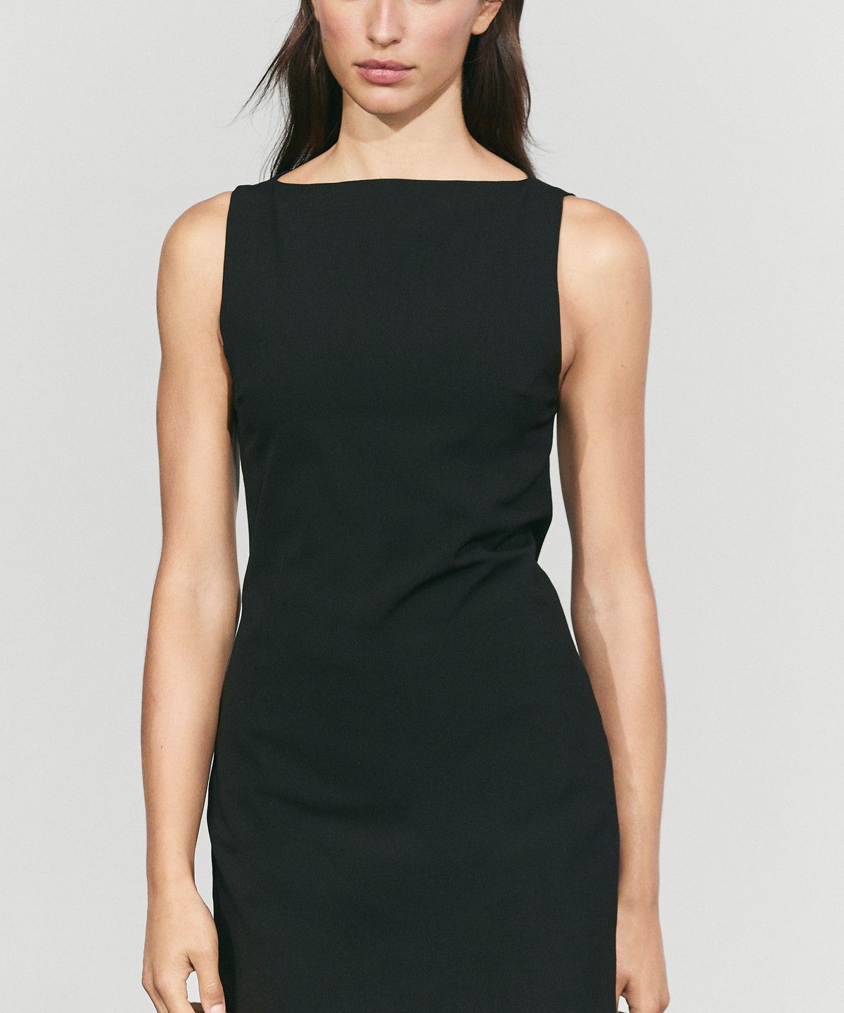 마시모두띠(MASSIMO DUTTI) 보트넥 미니 원피스