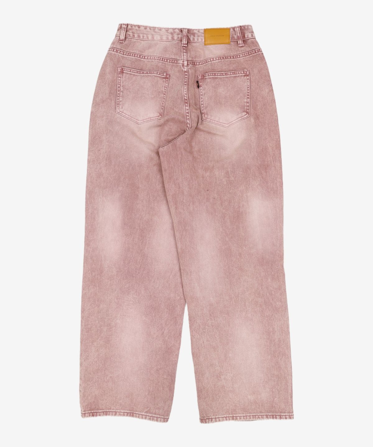 필드워커(FIELDWORKER) DYEING WIDE DENIM [PINK] 0MM