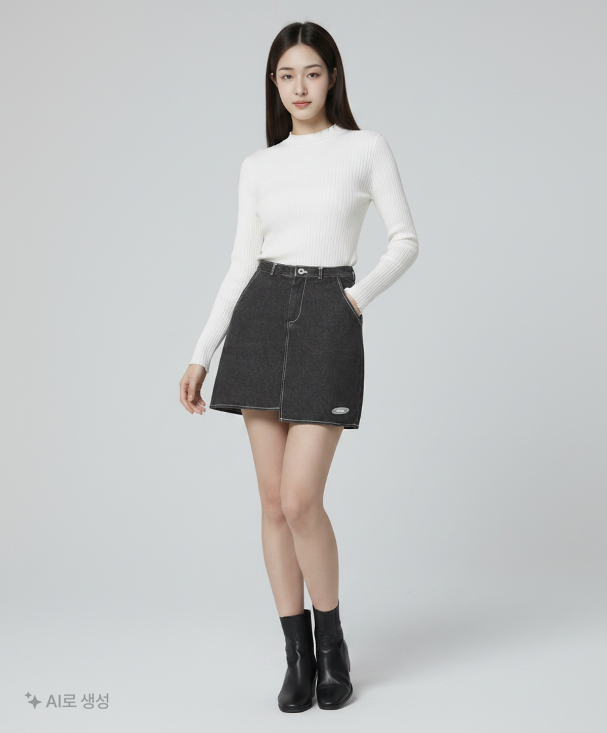 척(CHUCK) 미니스커트 M