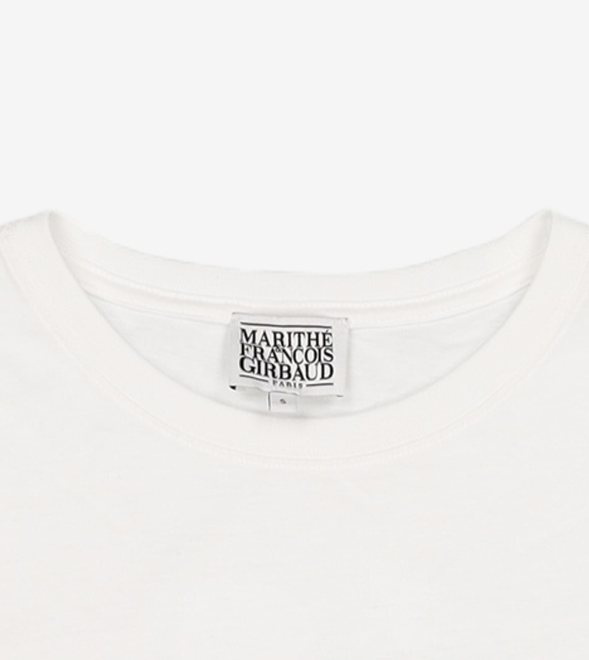 마리떼 프랑소와 저버(MARITHÉ + FRANҪOIS GIRBAUD) W CLASSIC LOGO TEE light beige S