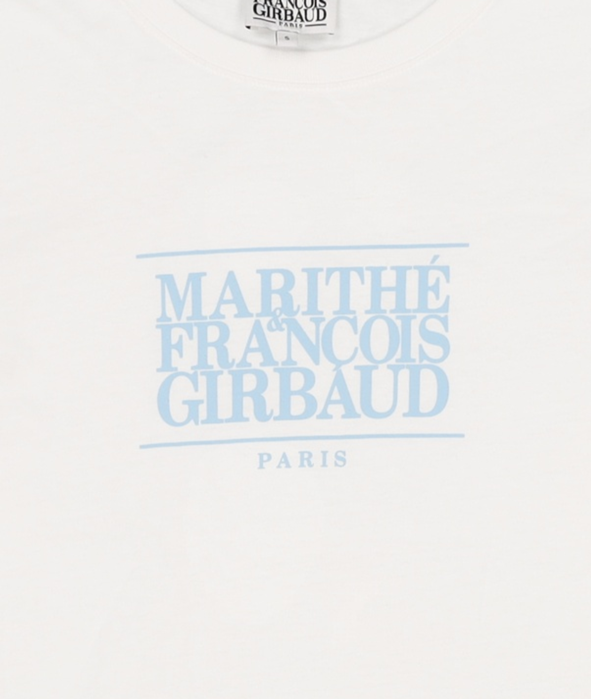 마리떼 프랑소와 저버(MARITHÉ + FRANҪOIS GIRBAUD) W CLASSIC LOGO TEE light beige S