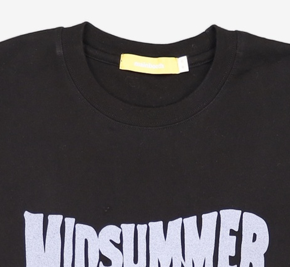 메인부스(MAINBOOTH) Midsummer T-shirt(BLACK) XL