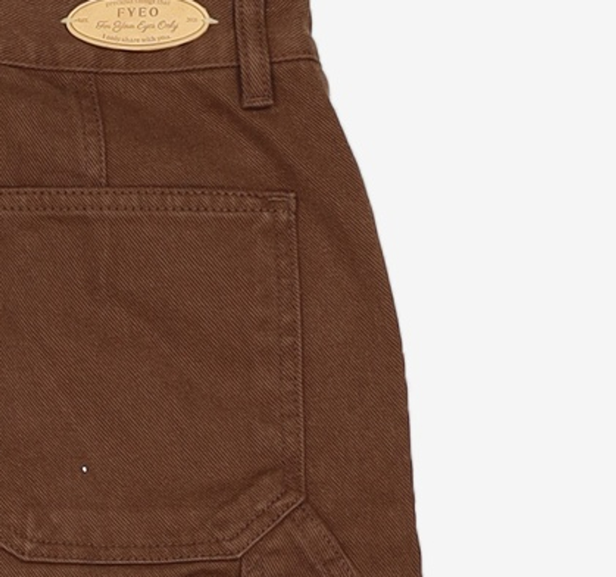 포 유어 아이즈 온리(FOR YOUR EYES ONLY) [기장선택] Joey Pocket Denim (Dark Brown) 36