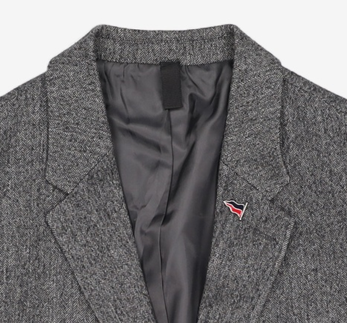 커스텀멜로우(CUSTOMELLOW) herringbone covy jacket (set-up) CWJAW23852GYX 95