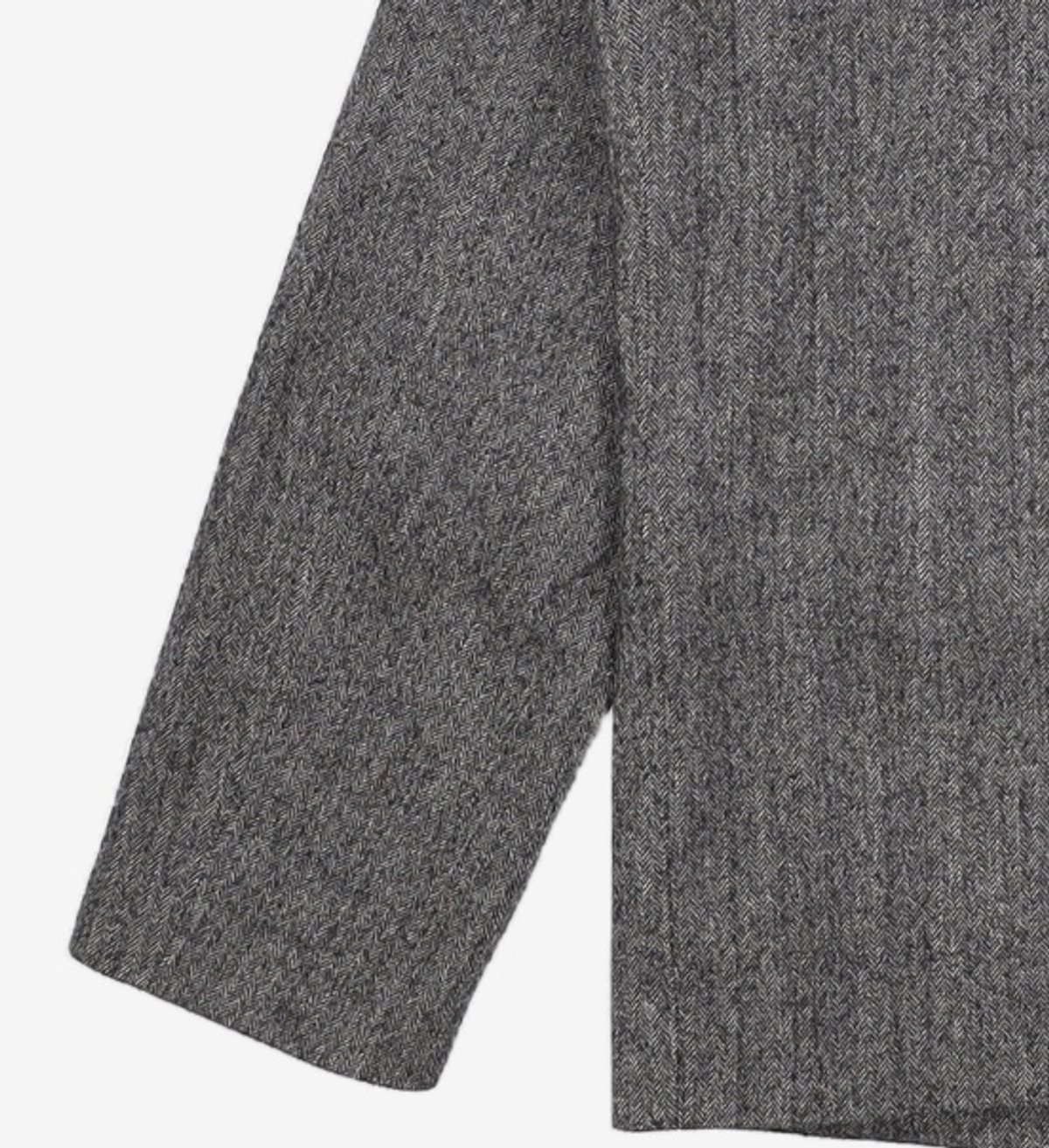 커스텀멜로우(CUSTOMELLOW) herringbone covy jacket (set-up) CWJAW23852GYX 95