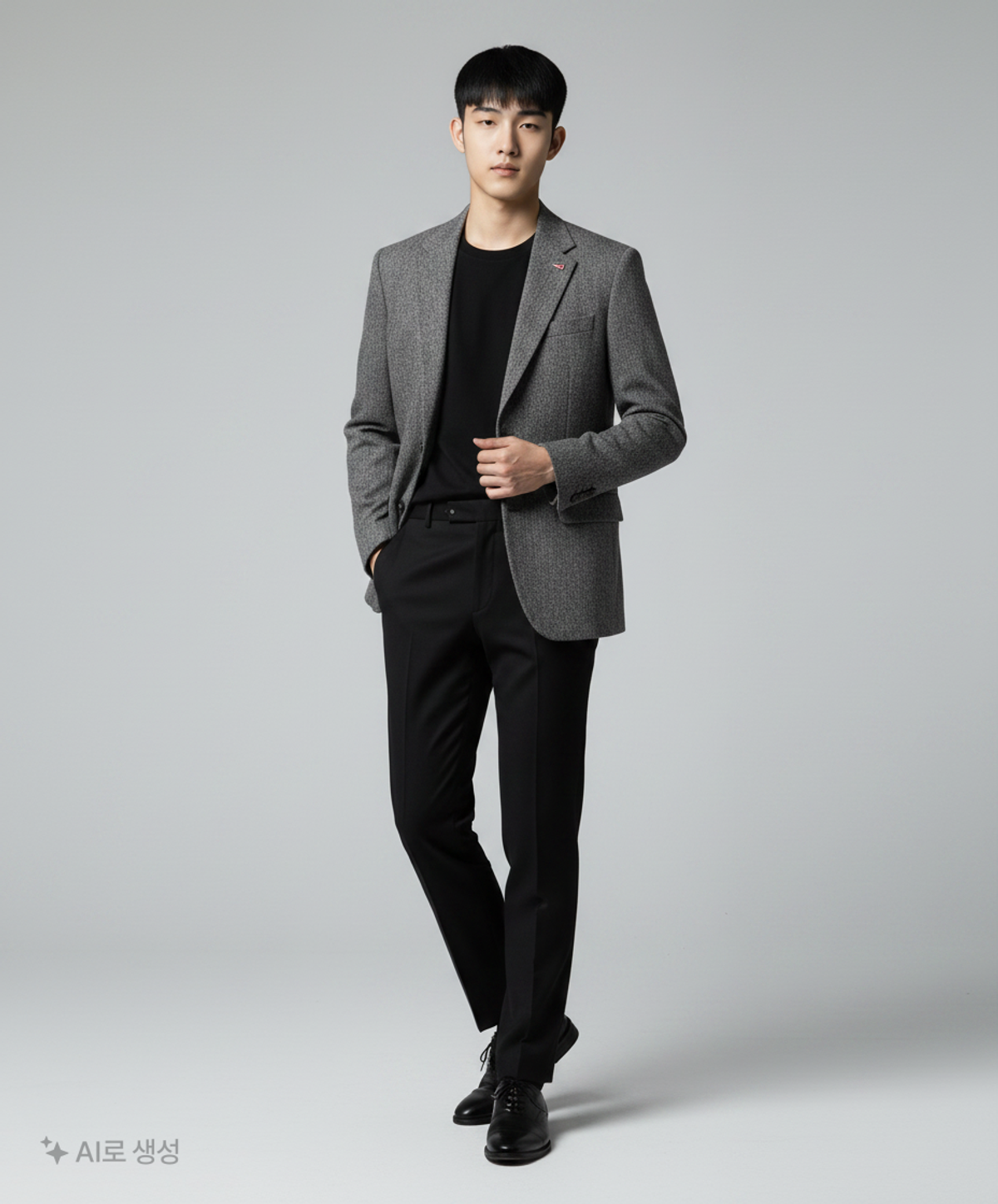 커스텀멜로우(CUSTOMELLOW) herringbone covy jacket (set-up) CWJAW23852GYX 95