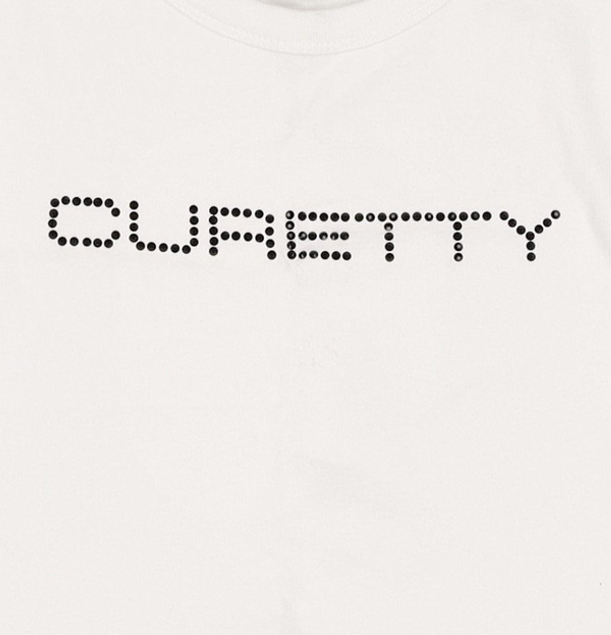 큐리티(CURETTY) C DIAGONAL HEMLINE T-SHIRT_BLACK S