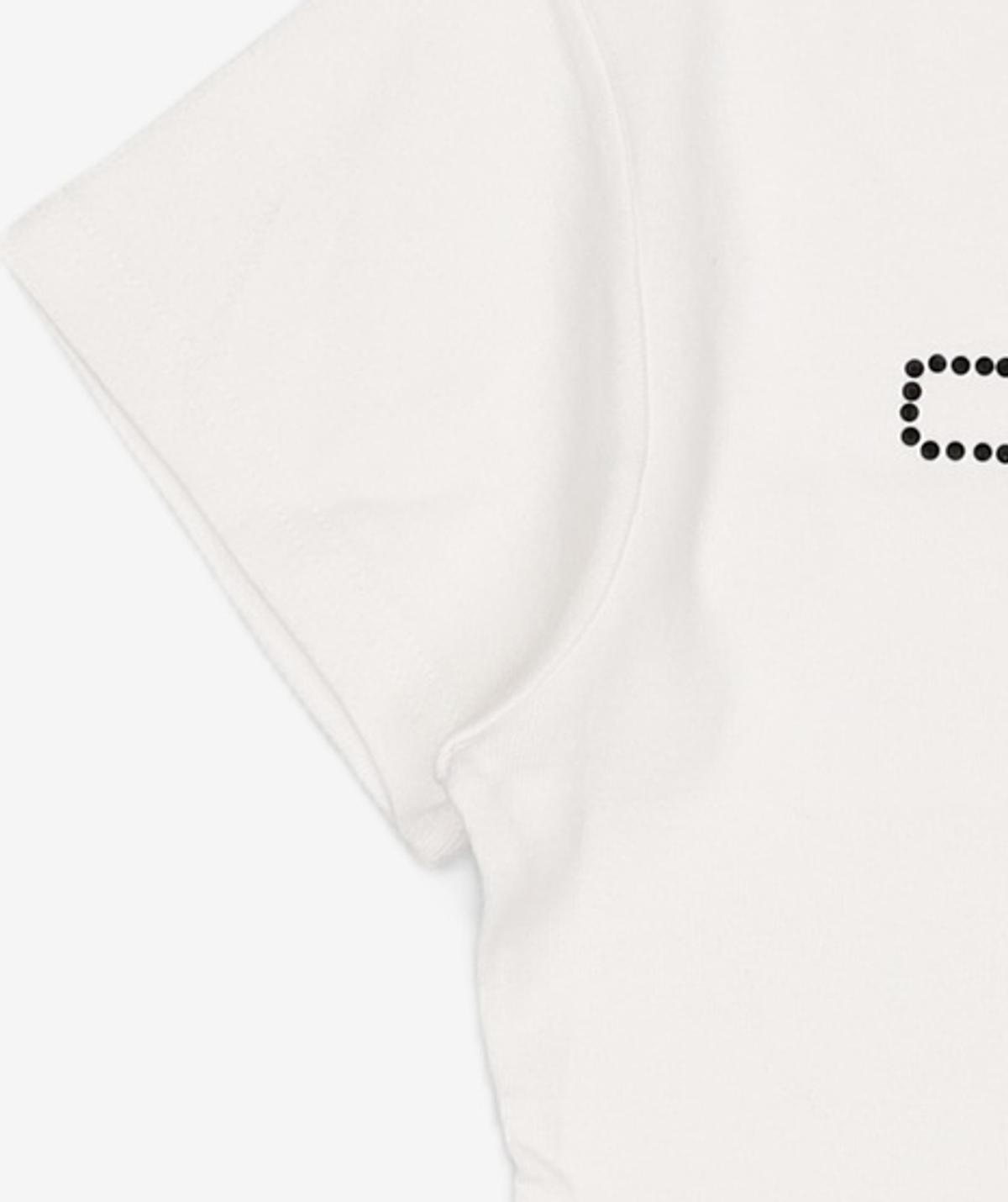 큐리티(CURETTY) C DIAGONAL HEMLINE T-SHIRT_BLACK S