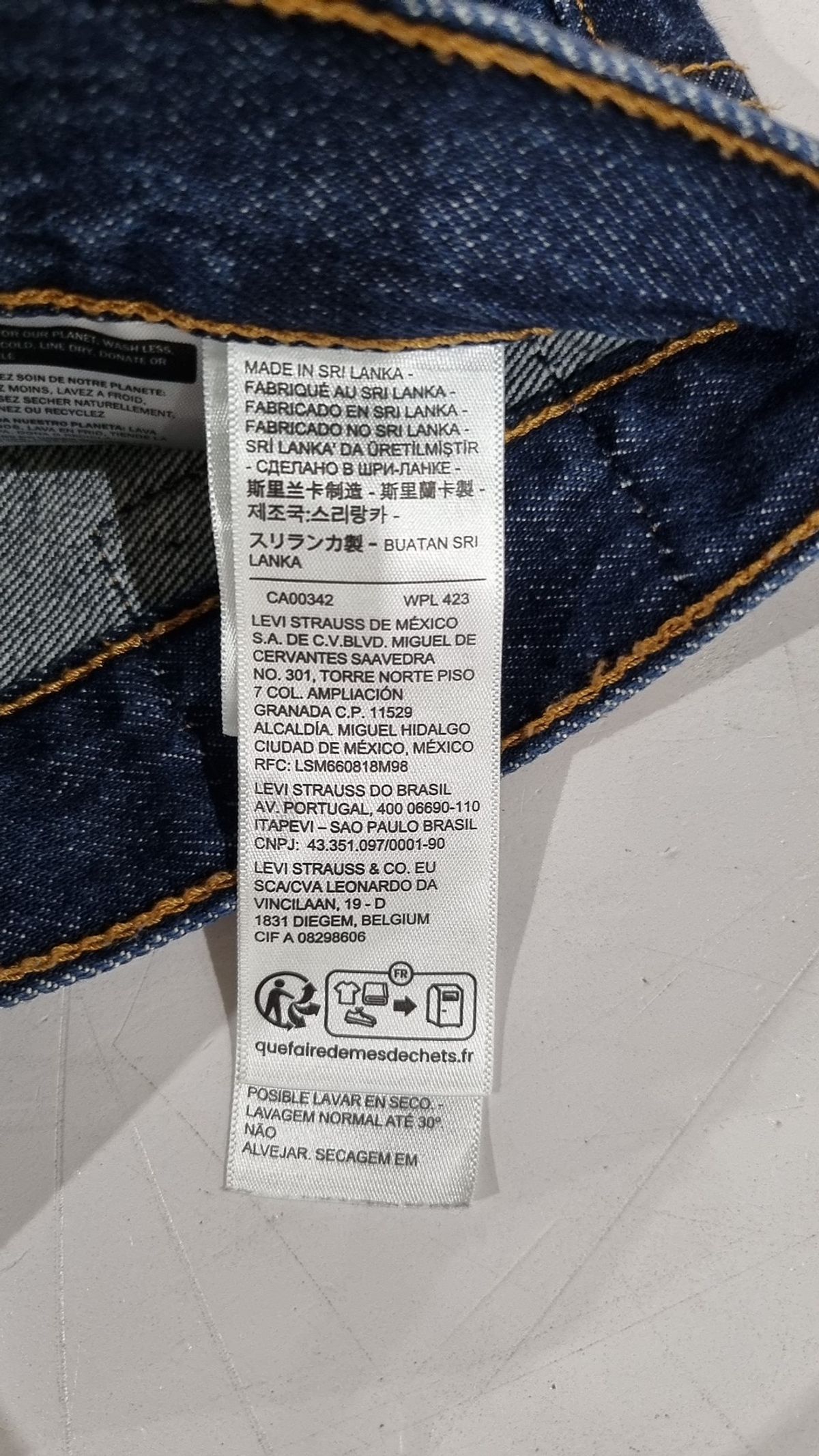 리바이스(LEVI'S) 청/데님 팬츠 25