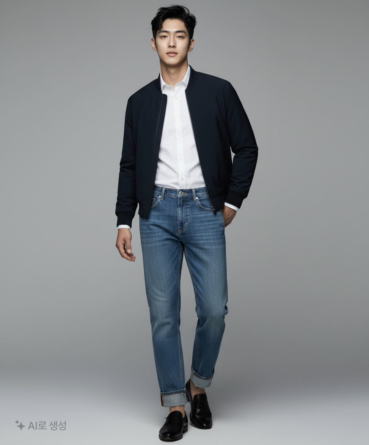 가먼트레이블(GARMENT LABLE) GL Stitch Jeans - D/Indigo S