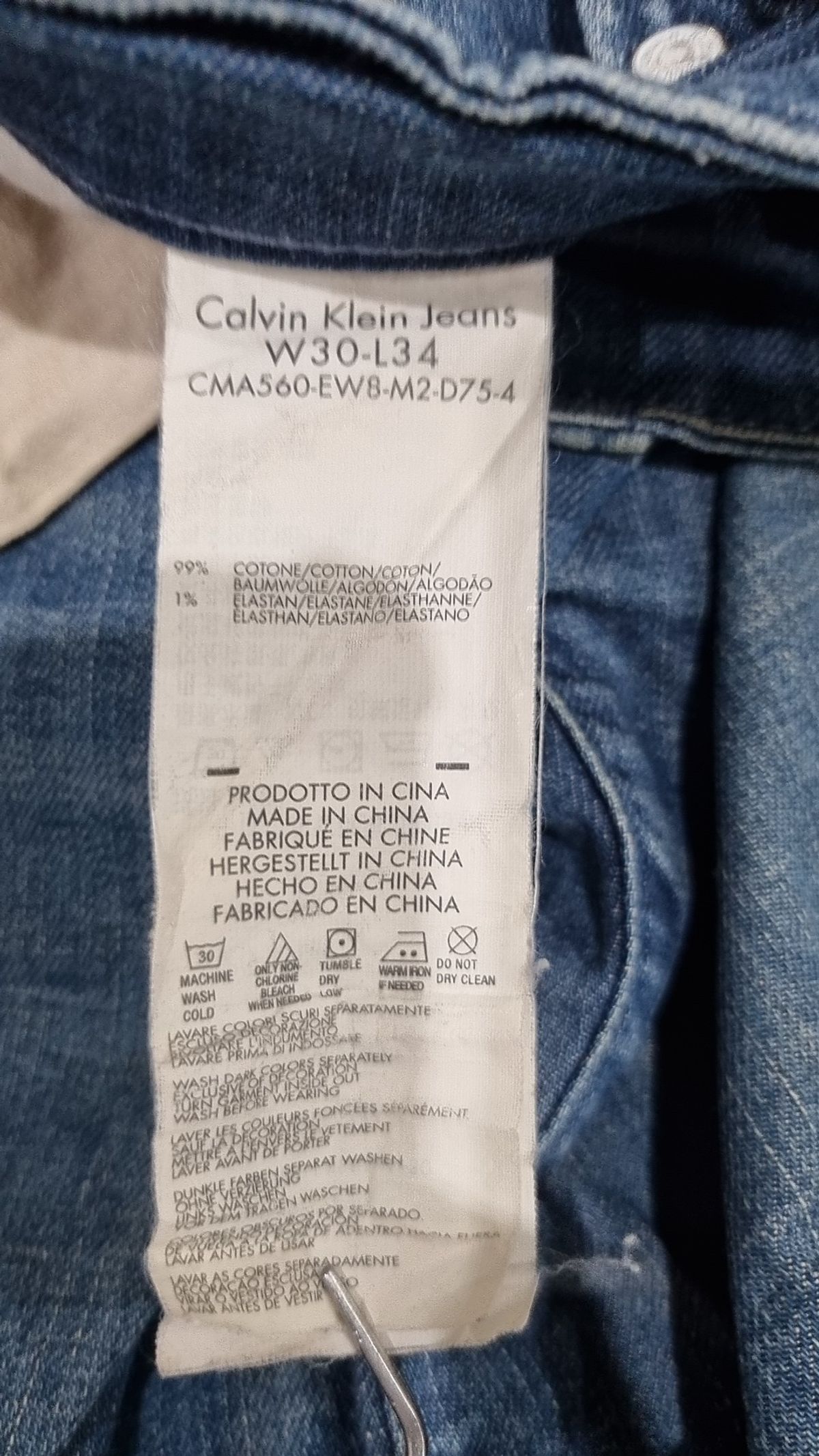캘빈클라인 진(CALVIN KLEIN JEANS) 청/데님 팬츠 30