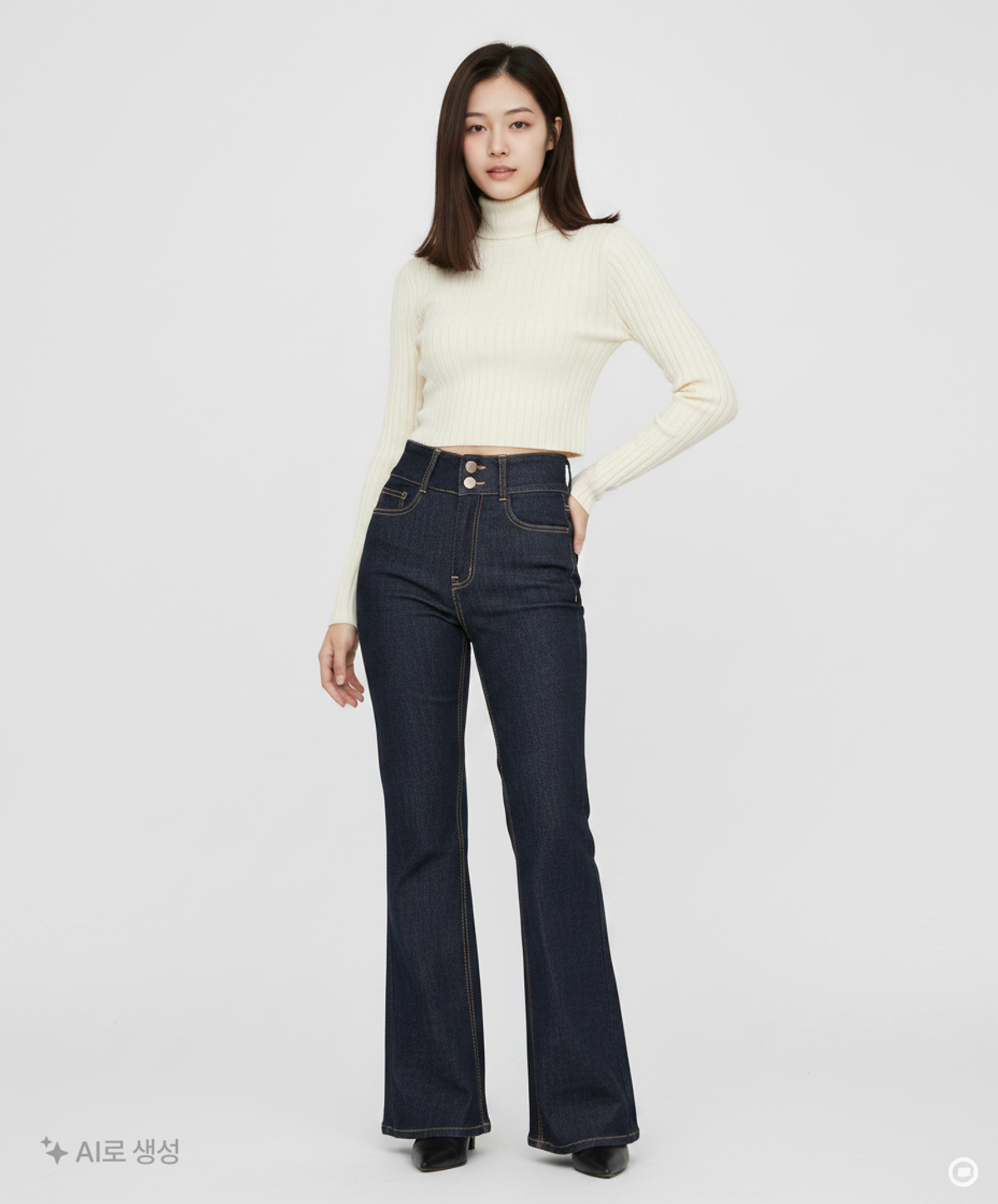 아우라(AULA) 청/데님 팬츠 28