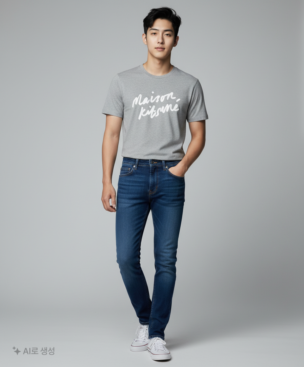 메종 키츠네(MAISON KITSUNE) 반소매 티셔츠 L