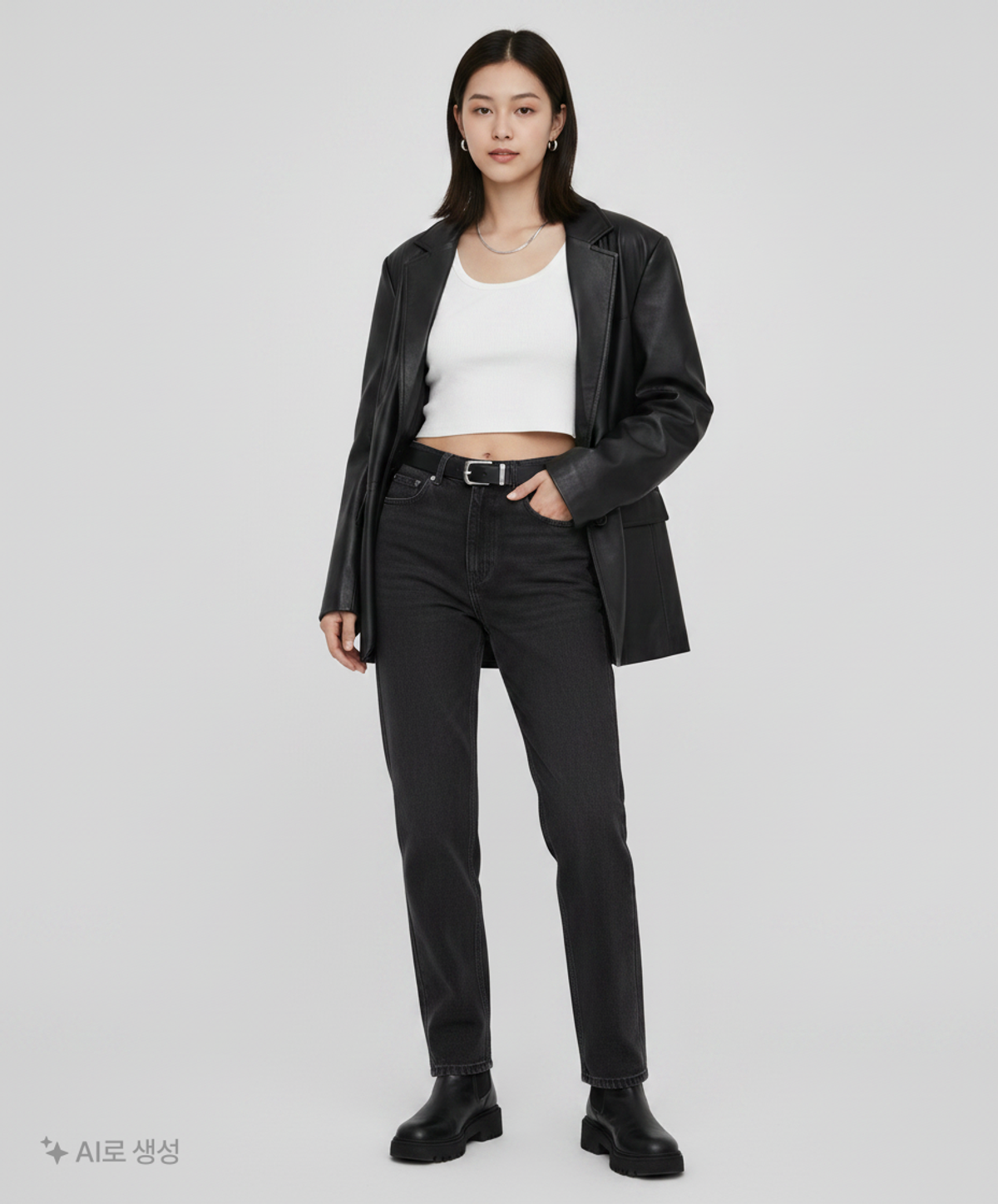 미쏘(MIXXO) 기모 롱 스트레이트핏 데님_MIWTJDV23J 28