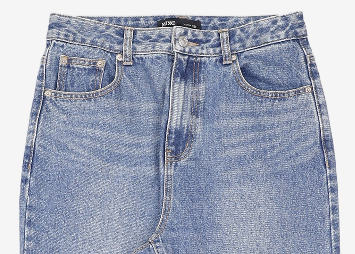미쏘(MIXXO) 청/데님 팬츠 28
