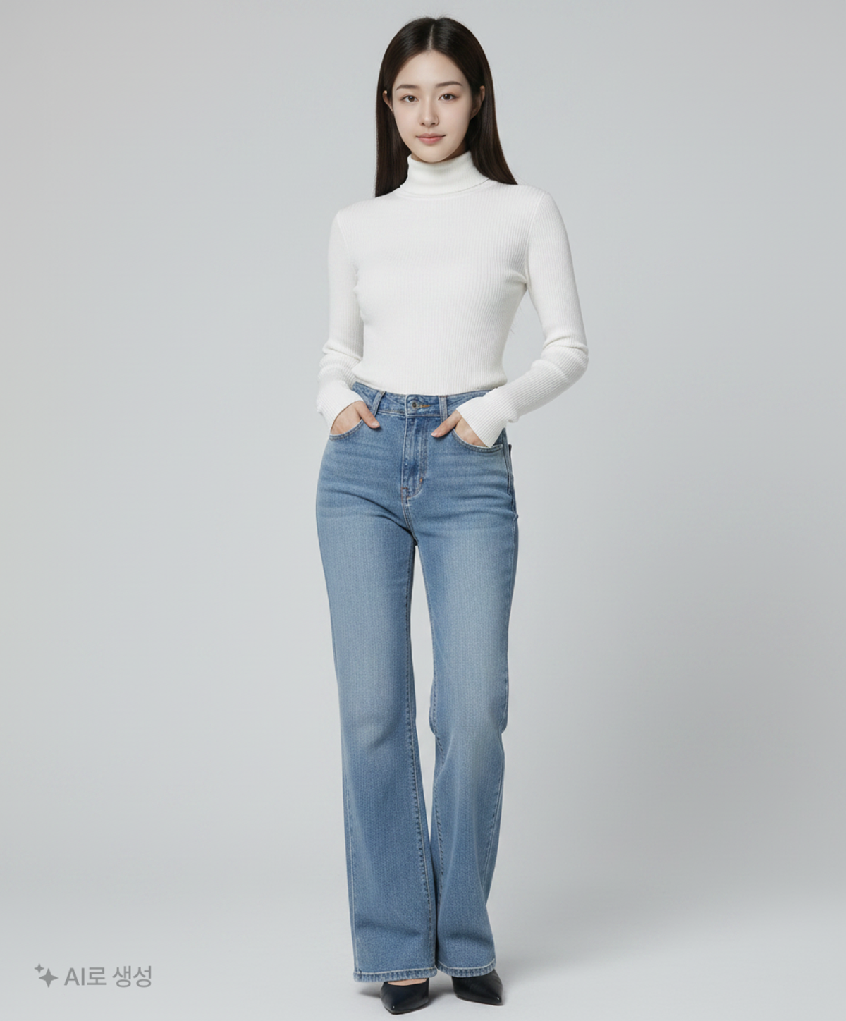 미쏘(MIXXO) 청/데님 팬츠 28