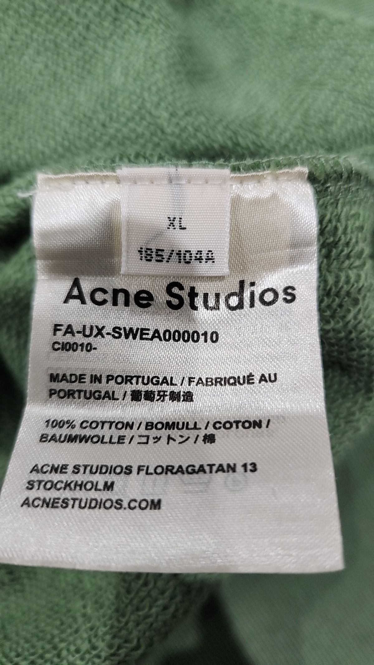 아크네 스튜디오(ACNE STUDIOS) 맨투맨/스웨트셔츠 XL