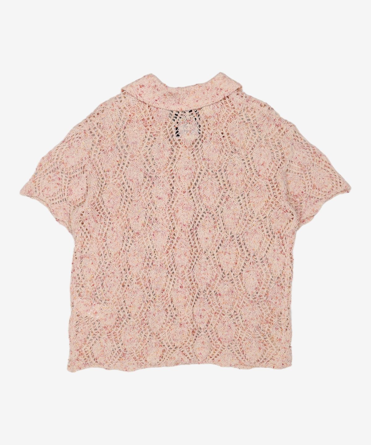 마틴플랜(MARTIN PLAN) Hawaii Mix Knit Shirts - PINK 100