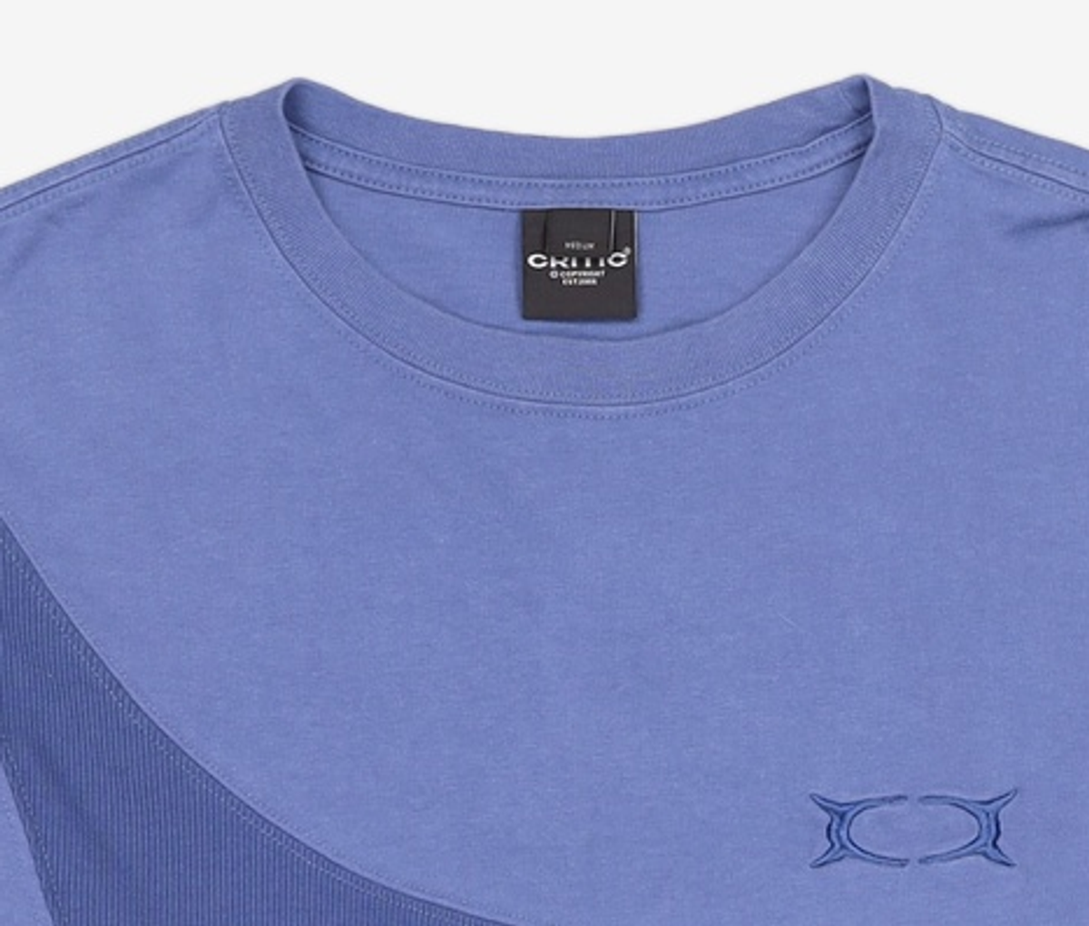 크리틱(CRITIC) WORMHOLE INCISION LONG SLEEVE T-SHIRT BLUE M