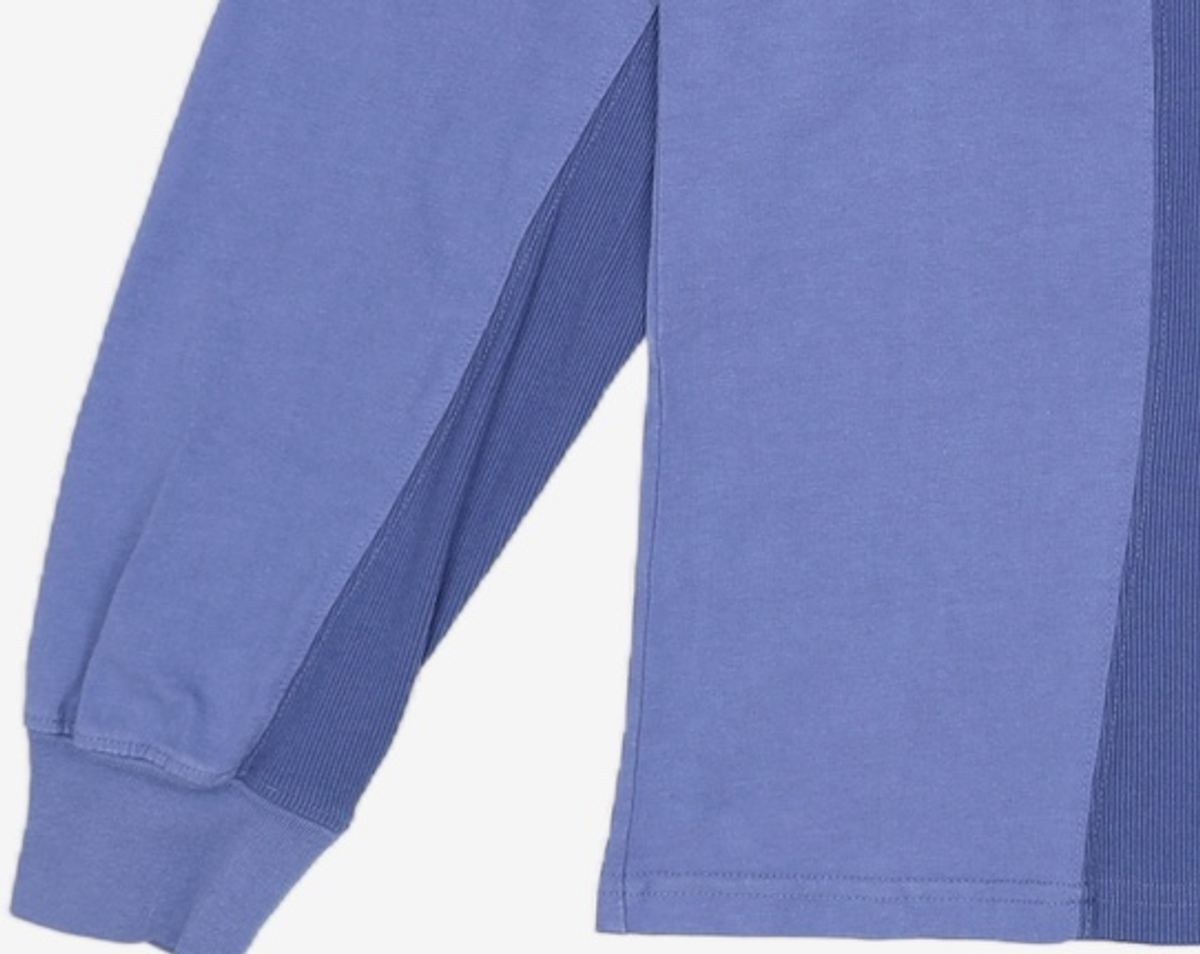 크리틱(CRITIC) WORMHOLE INCISION LONG SLEEVE T-SHIRT BLUE M