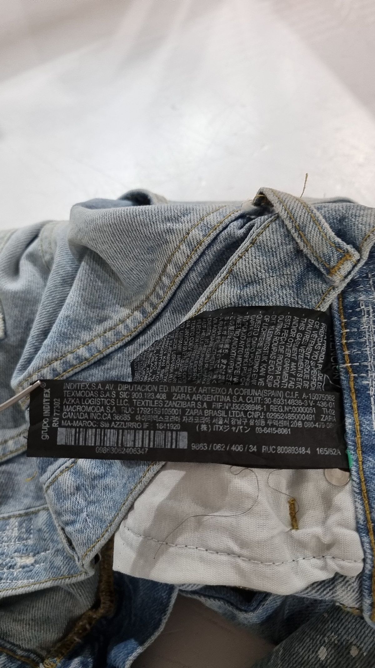 자라(ZARA) 청/데님 팬츠 34