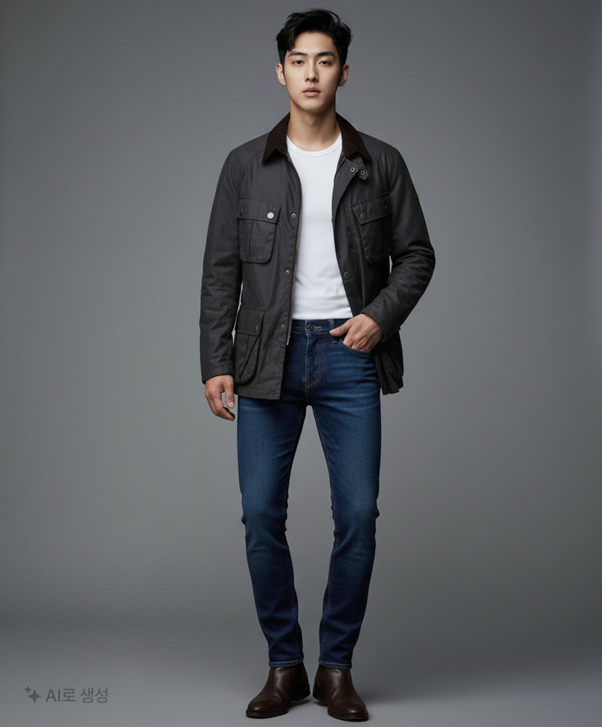 바버(BARBOUR) 사파리/헌팅 재킷 M