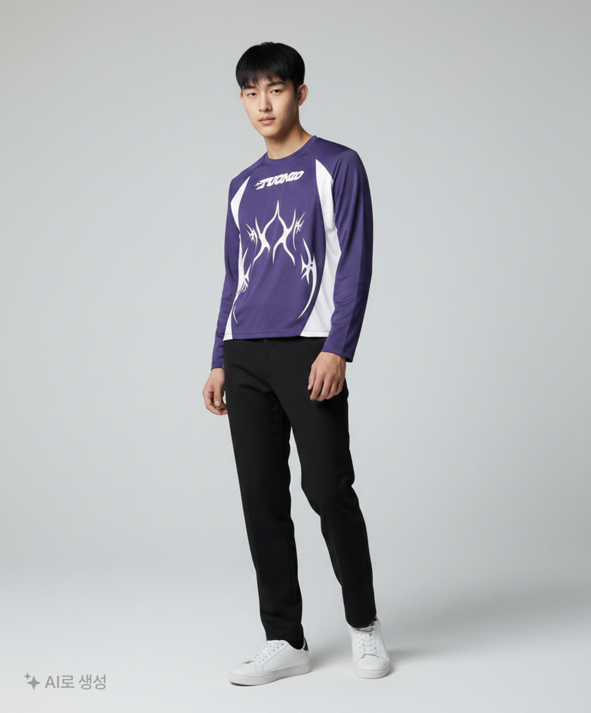 뚜오미오(TUOMIO) CURVED TRACK JERSEY [NAVY] S