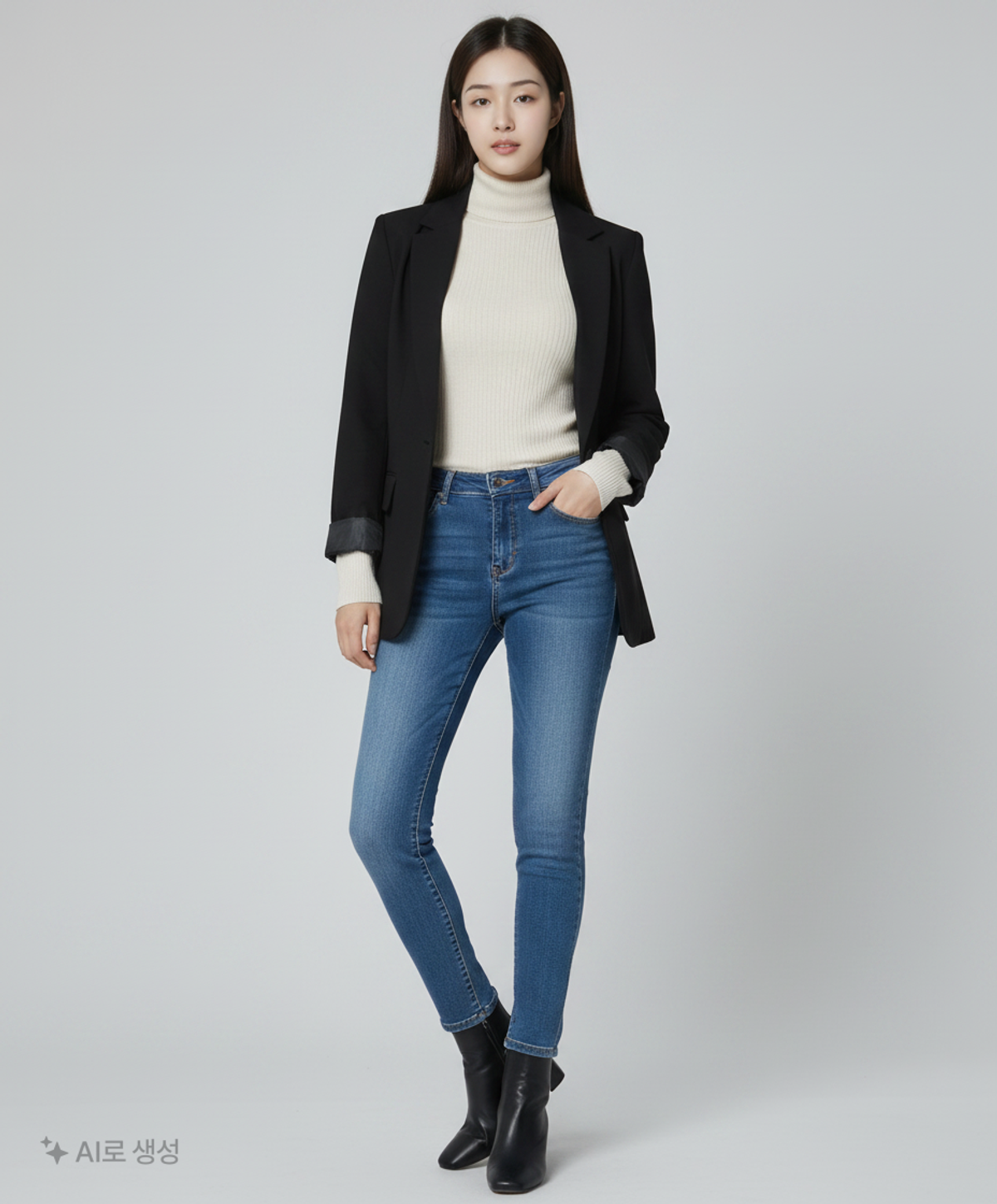 탑텐(TOPTEN) 청/데님 팬츠 25