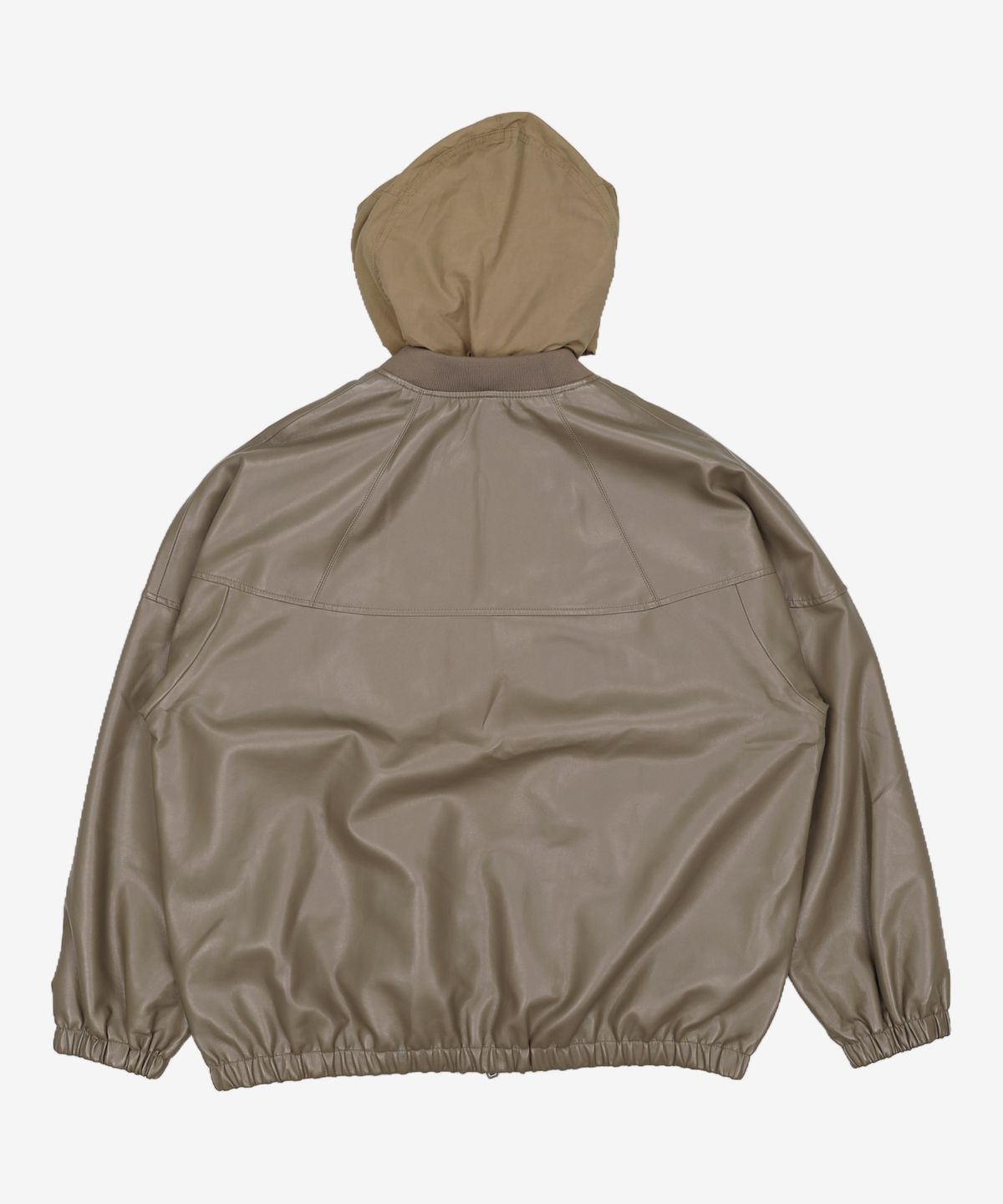 커스텀멜로우(CUSTOMELLOW) eco-leather hood jumper_CWUAS23211KHX 105