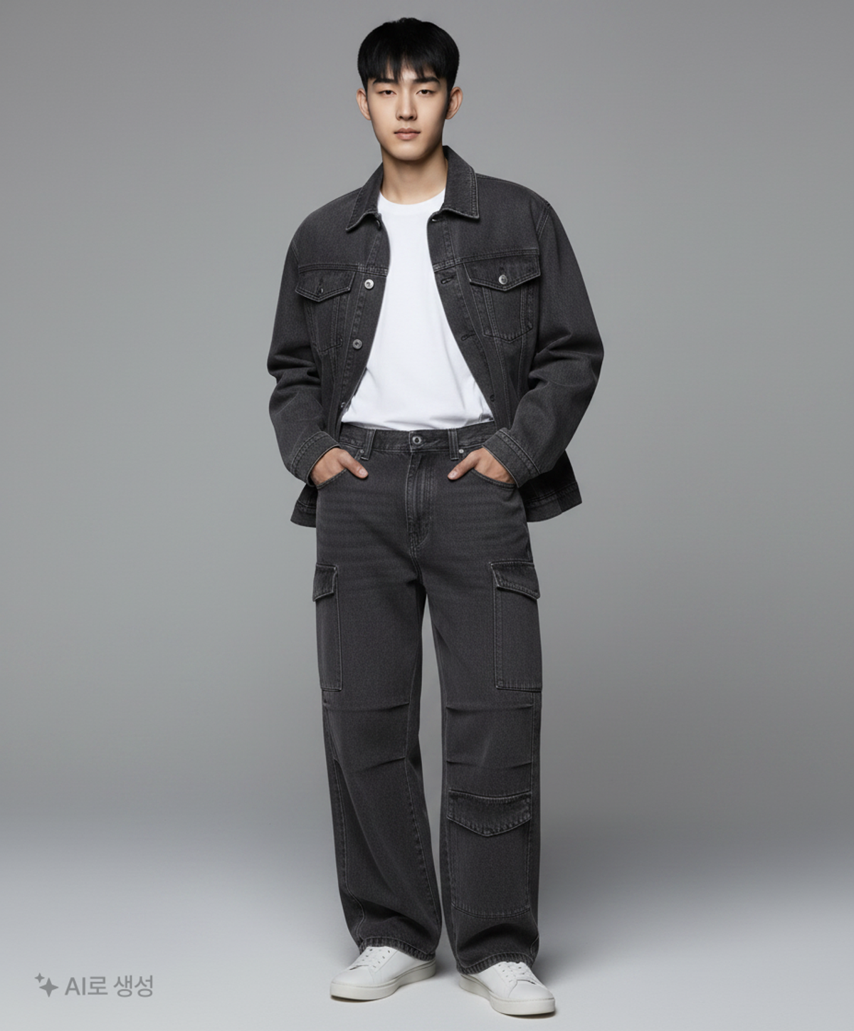 노이어(NOIRER) 청/데님 팬츠 50