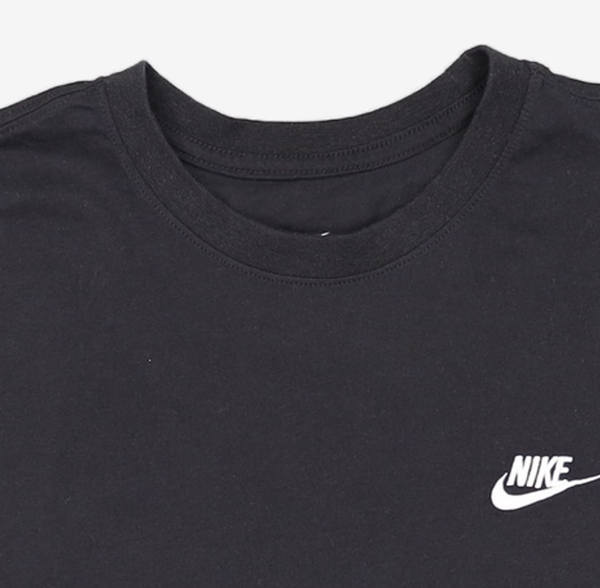 나이키(NIKE) 스포츠웨어 클럽 티셔츠 M - 블랙:화이트 / AR4999-013 XL