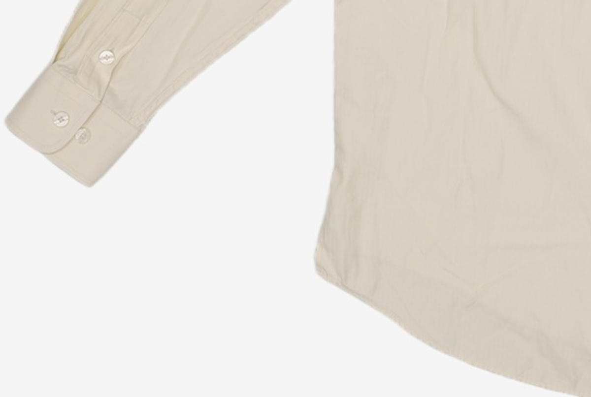 세컨모놀로그(SECONDMONO) (TIE SET)Side Slit Oversized Cotton Shirt [8 color]_SESH008 S