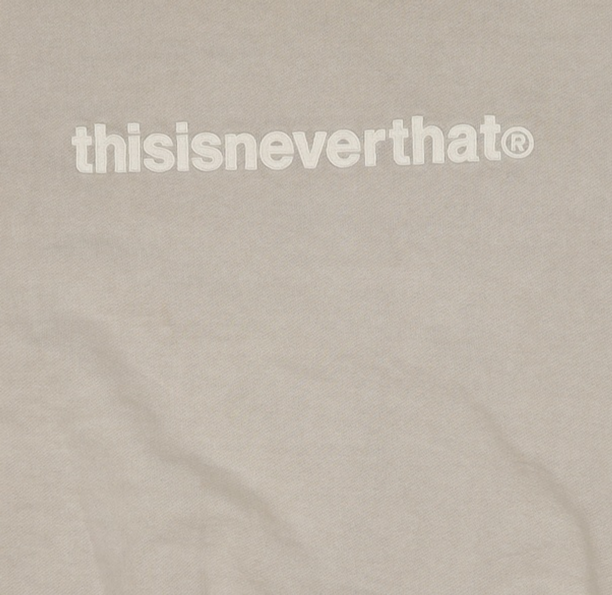 디스이즈네버댓(THISISNEVERTHAT) (FW21) T-Logo Crewneck Ivory XL