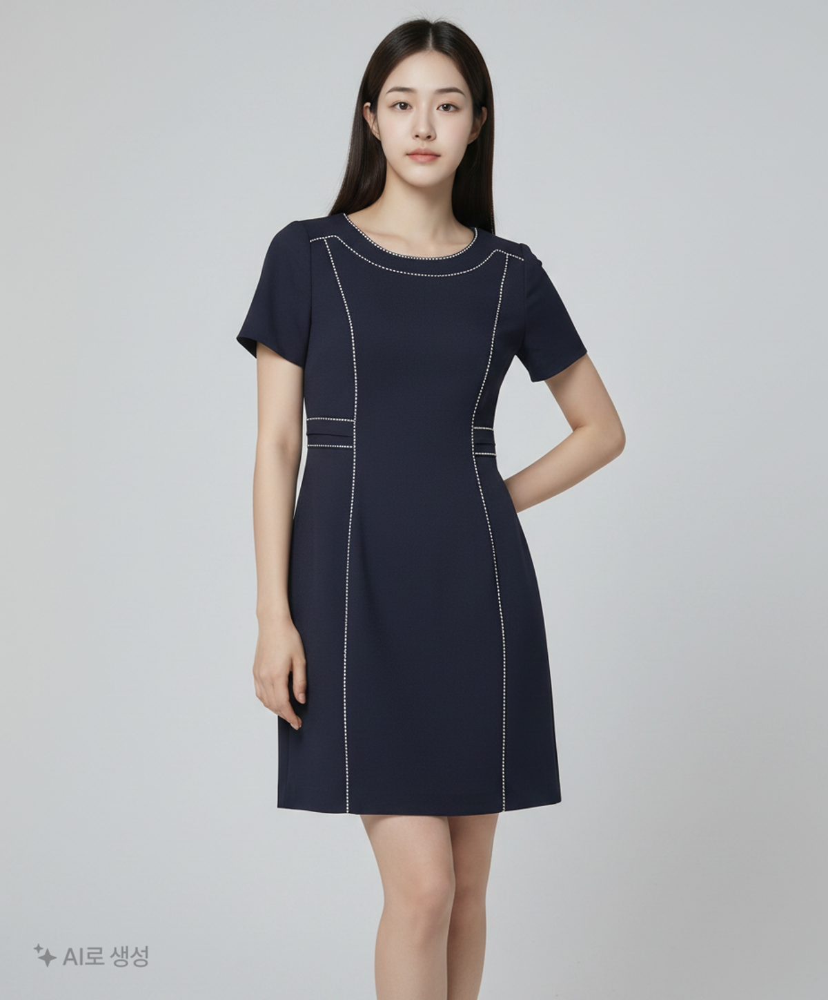 라인(LINE) 미니 원피스 55