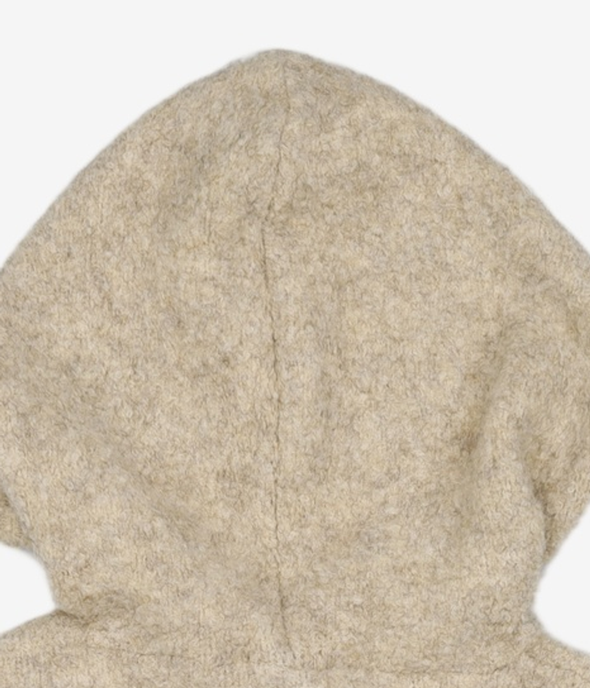 프리즘웍스(FRIZMWORKS) WAVE BOUCLE KNIT HOODY _ OATMEAL XL