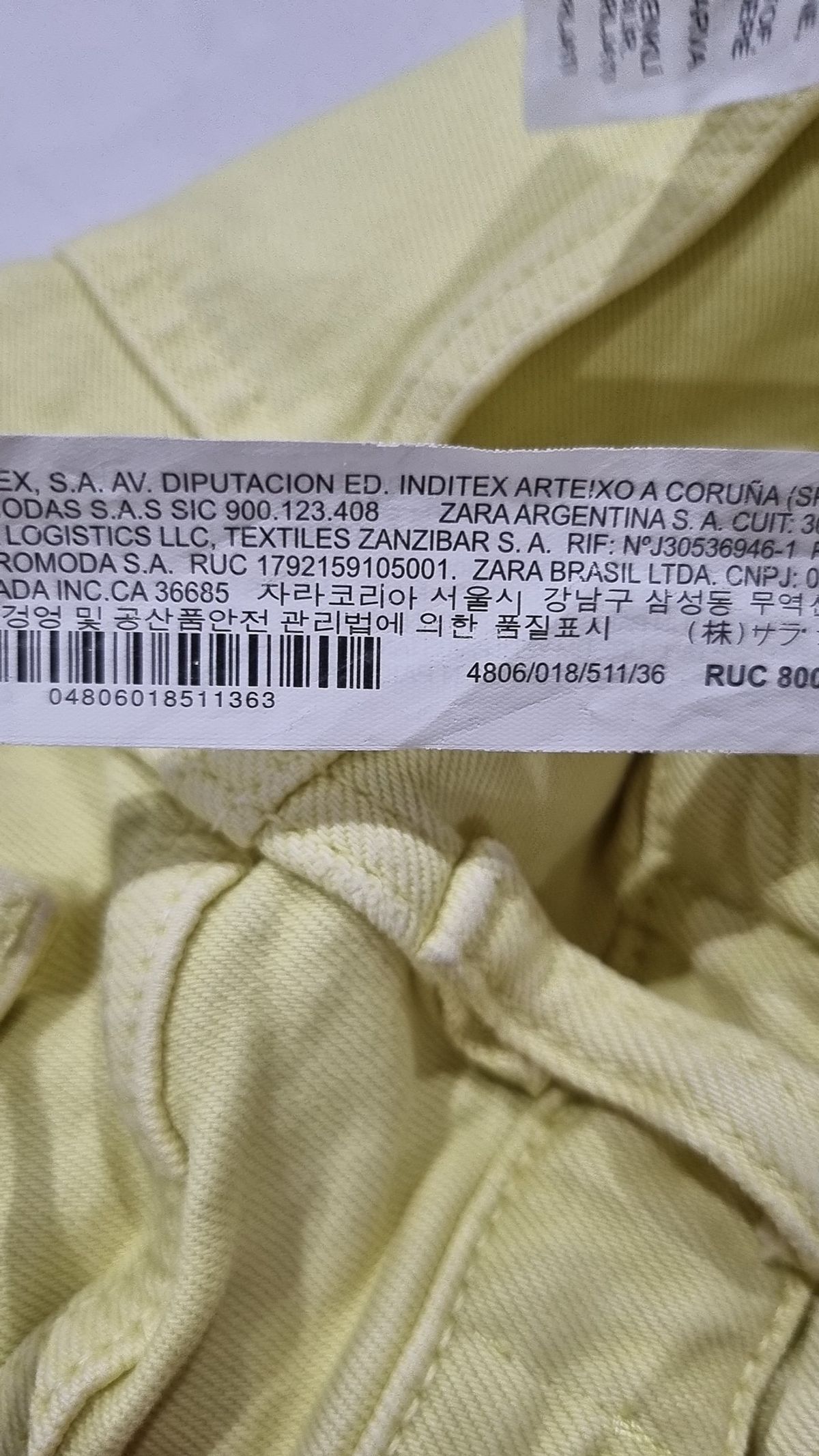 자라(ZARA) 청/데님 팬츠 36