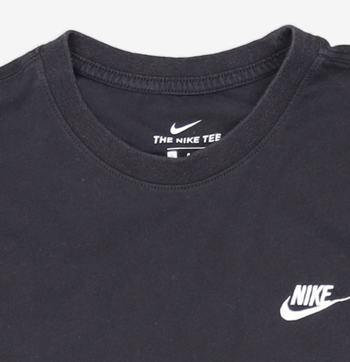 나이키(NIKE) 스포츠웨어 클럽 티셔츠 M - 블랙:화이트 / AR4999-013 L