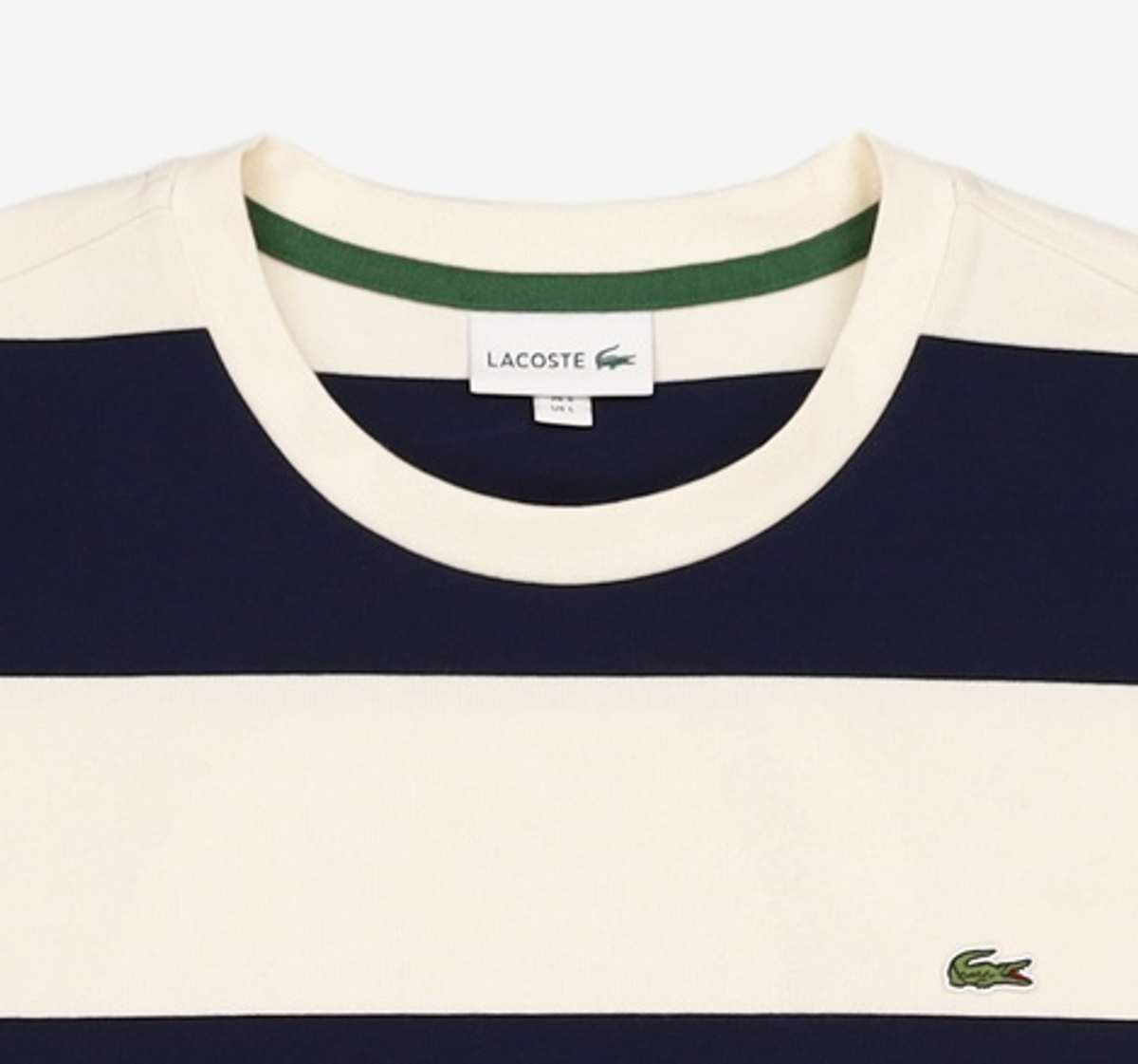 라코스테(LACOSTE) 남성 볼드 스트라이프 반팔 티셔츠 TH443E-52G 166 5
