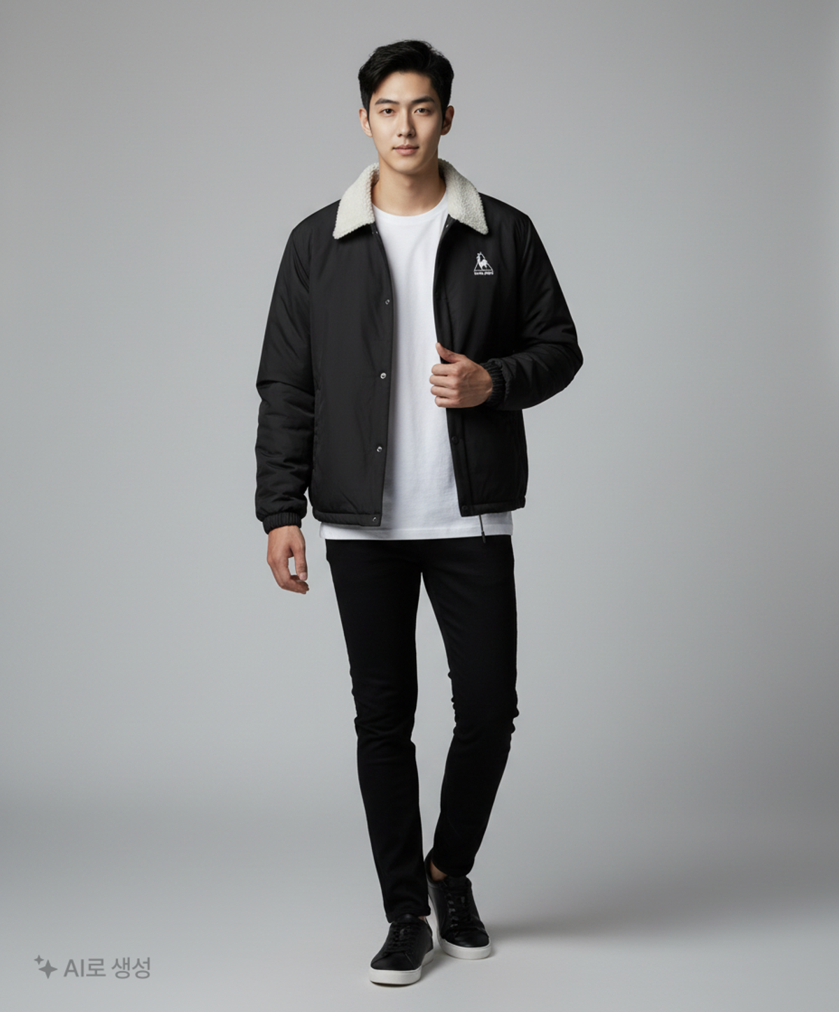 르꼬끄 스포르티브(LE COQ SPORTIF) 나일론/코치 재킷 100