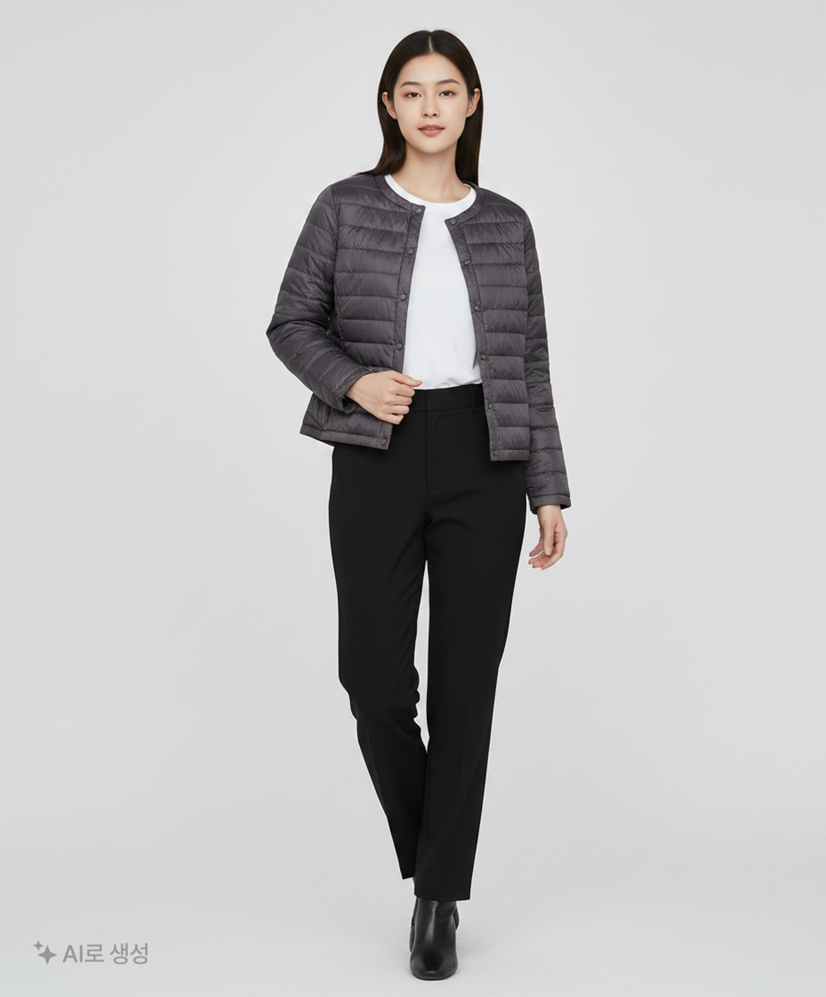 유니클로(UNIQLO) 숏 패딩/숏 헤비 아우터 L