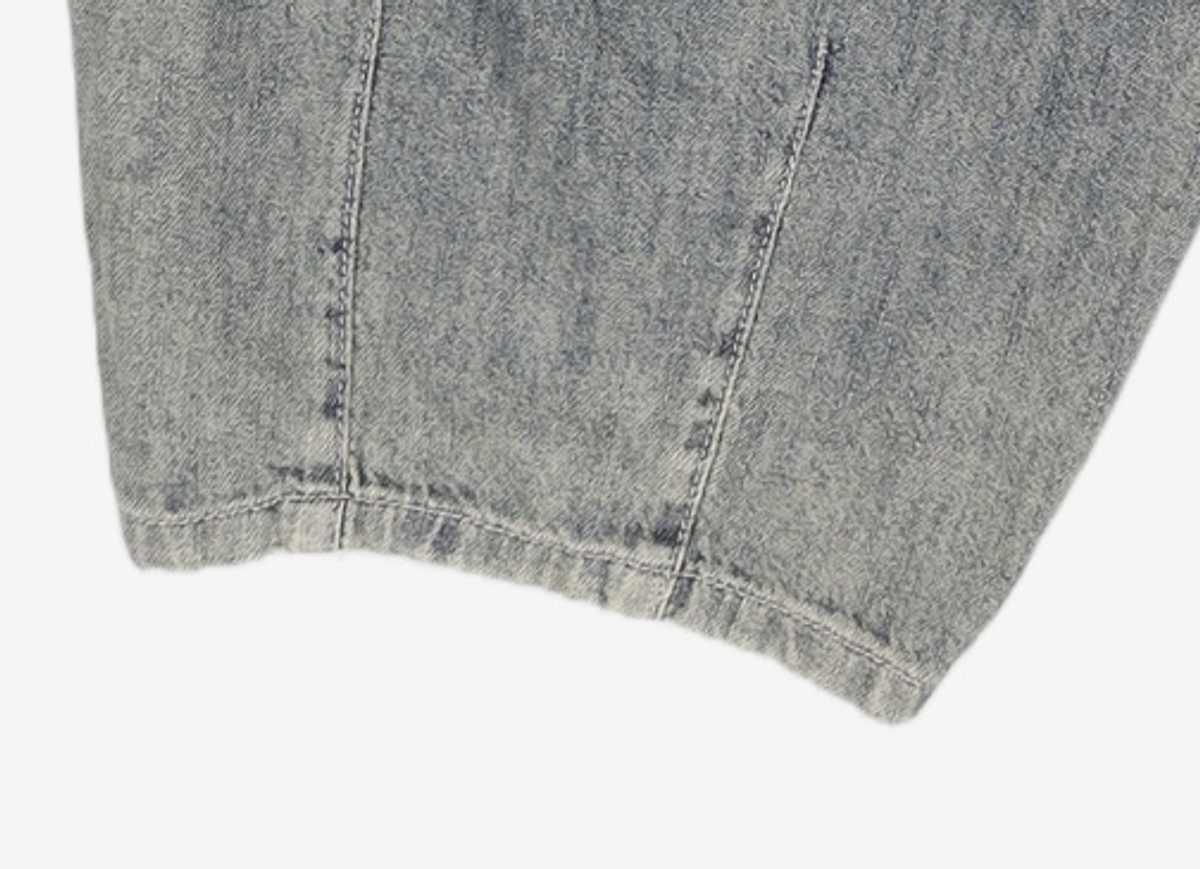 데케트(DECET) [린넨라이크]Linen Like Balloon Wide Jeans DCPT060CPIndigo 28