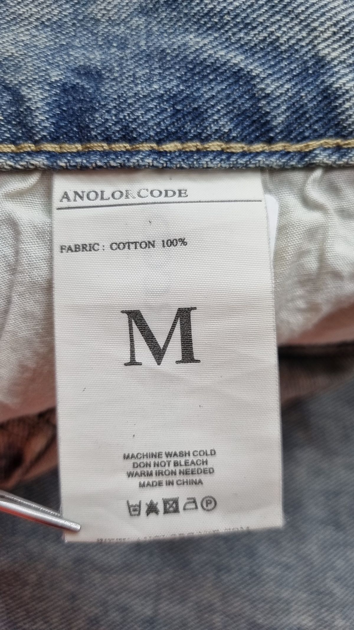 어널러코드(ANOLORCODE) 청/데님 팬츠 M