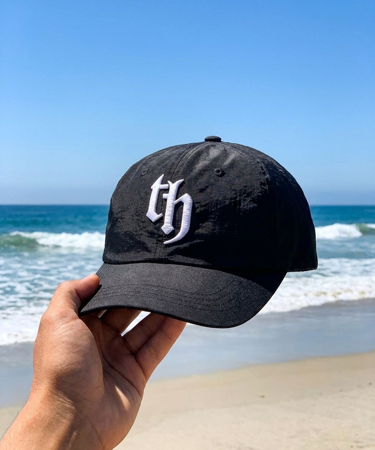 트래픽하모니(TRAFFIC HARMONY) TH NEW LOGO DEEP-FIT BALLCAP BLACK