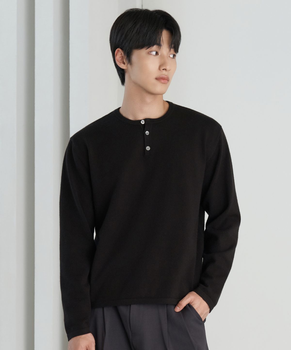 효지(HYOJI) 26 FW 소프트 터치 라이트웨이트 3타입 크롭 니트 티셔츠 (4컬러)