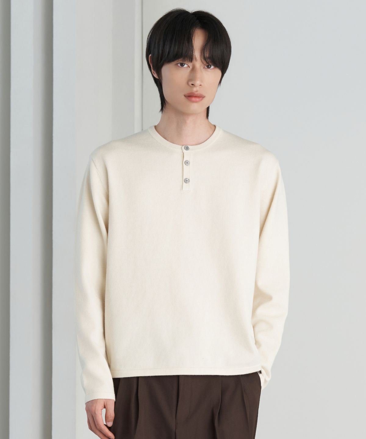 효지(HYOJI) 26 FW 소프트 터치 라이트웨이트 3타입 크롭 니트 티셔츠 (4컬러)