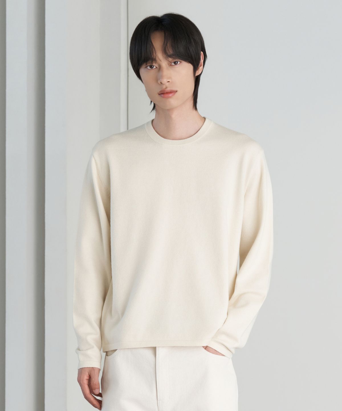 효지(HYOJI) 26 FW 소프트 터치 라이트웨이트 3타입 크롭 니트 티셔츠 (4컬러)